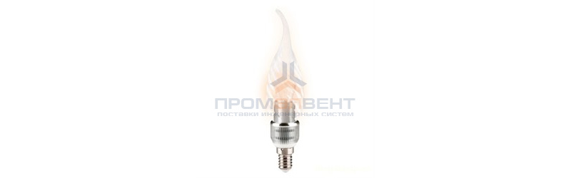 Лампа Gauss LED Candle Tailed Special Crystal clear 5W E14 4100K диммируемая 1/10/100