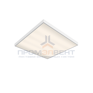 Светодиодный светильник "ВАРТОН" офисный накладной 595*595*50мм 27 ВТ 2700К