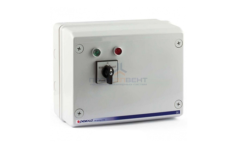Пульт управления Pedrollo QET 050 - 0,37 кВт (трехфазный, 1,7 А)