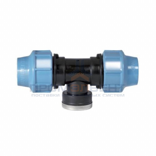 Тройник с переходом на внутреннюю резьбу UNIDELTA 1007 - 32 x 1"1/4 (винтовой, для труб ПНД)