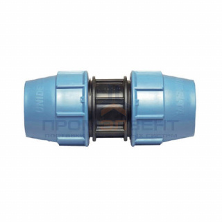 Муфта UNIDELTA 1001 - 50 (винтовая, для труб ПНД)