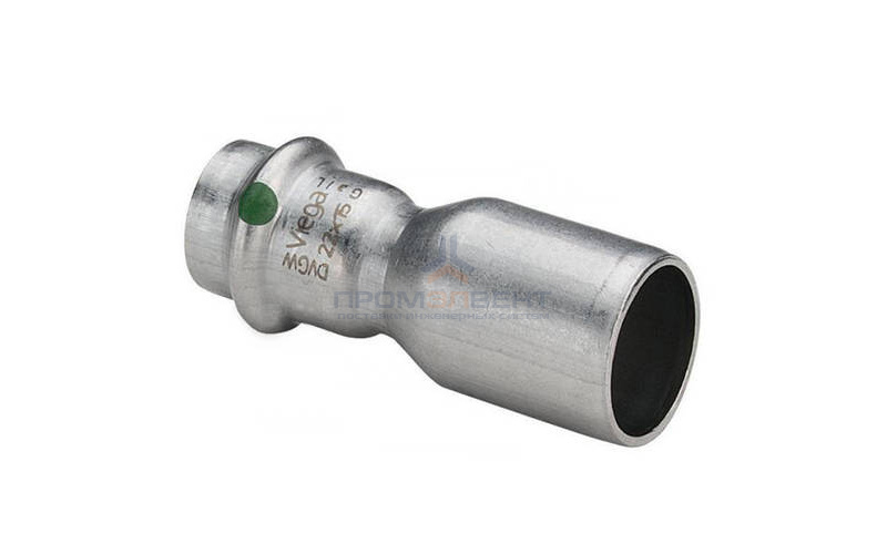 Муфта Viega Sanpress Inox 2315.1 - 42 x 28 (нержавеющая сталь)