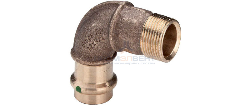 Отвод 90° Viega G3 Sanpress 2214 - 14 x 1/2