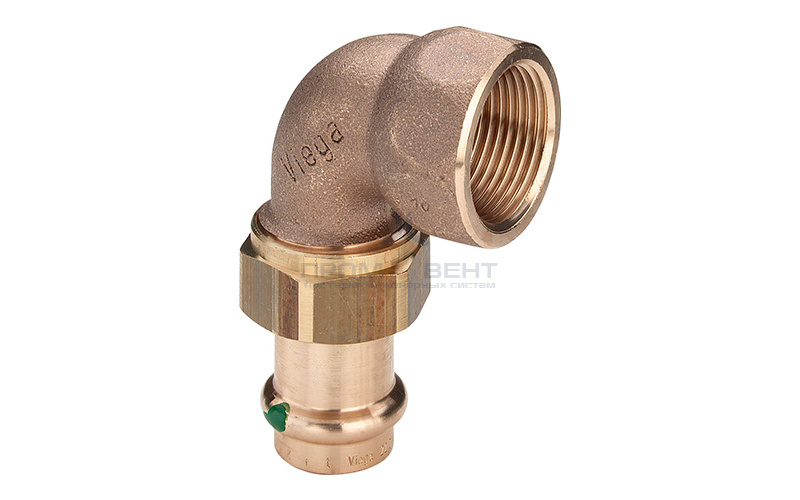 Отвод 90° разъемный Viega G3 Sanpress 2255 - 15 x 1/2