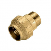 Переход на наружную резьбу Tiemme COBRARING 3460CR - 25 x 3/4" (винтовой, для полиэтиленовых труб)