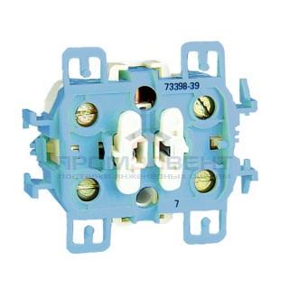 Двухклавишный выключатель 10А 250В, Simon 73 Loft