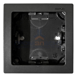 Рамка 1 пост 75х75 мм Simon 73 Loft, графит