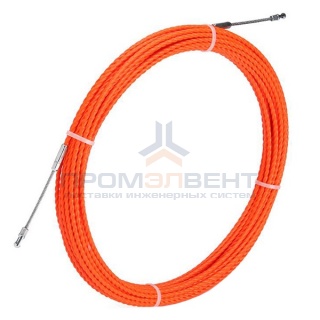 Протяжка кабельная из плетеного полиэстера Fortisflex PET d4,7mm L15m оранжевый