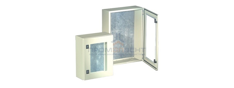 Навесной шкаф CE, с прозрачной дверью, 500 x 300 x 200мм, IP55