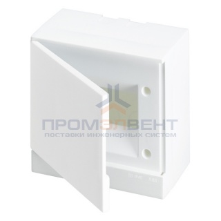 ABB Basic E Бокс настенный 6М белая непрозрачная дверь (с клеммами)