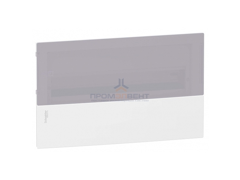 Бокс встраиваемый Schneider Electric Mini Pragma 18 модулей с дымчатой дверью с клемниками N+PE