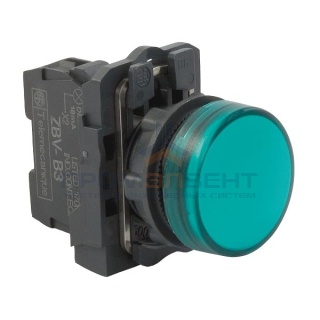 Кнопка Schneider Electric XB5AW33B5 c возвратом, с подсветкой 24В 22мм зеленая